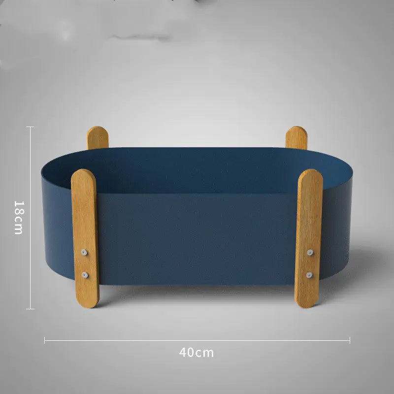 Nordic Iron Planter with Creative Minimalist Design